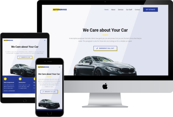 Car Repair Ready-Made Website