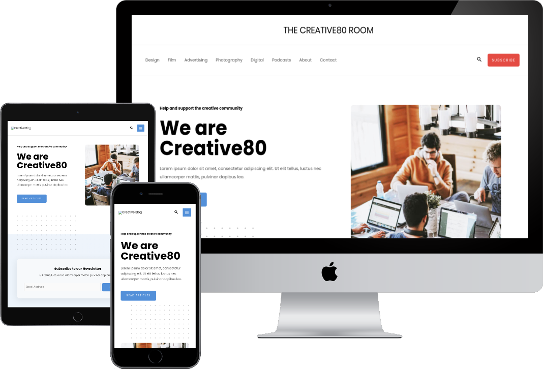 Creative Blog Ready-Made Website