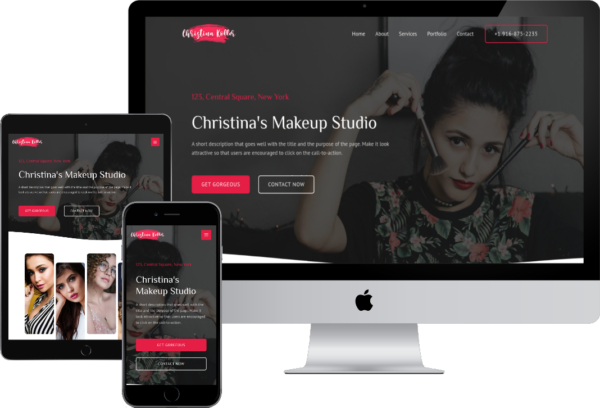 Makeup Artist Ready-Made Website