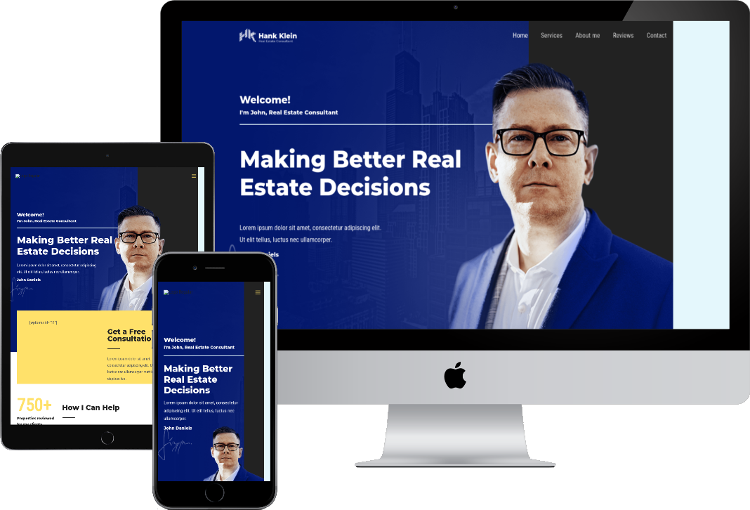 Real Estate Consultant Ready-Made Website