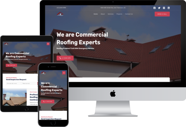 Roofing Agency Ready-Made Websit