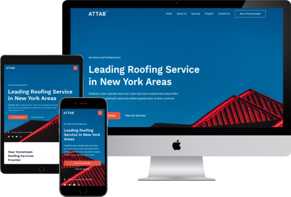 Roofing Services Ready-Made Website