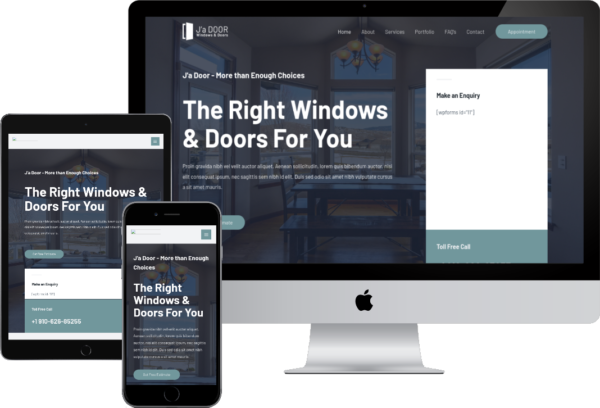 Windows & Doors Services Ready-Made Website