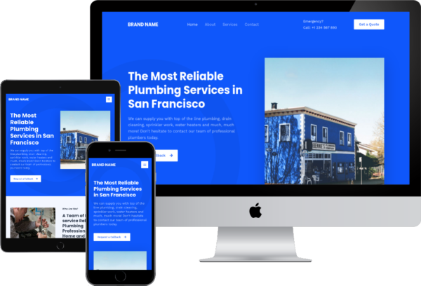Plumbing Service Ready-Made Website