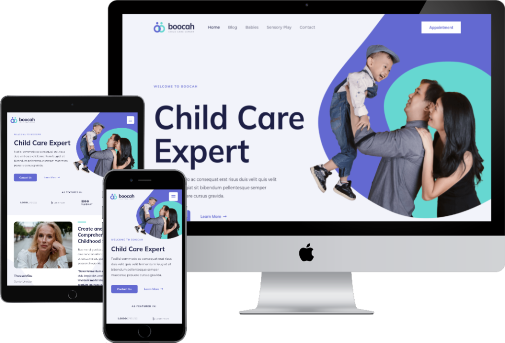 Child Care Blog Ready-Made Website