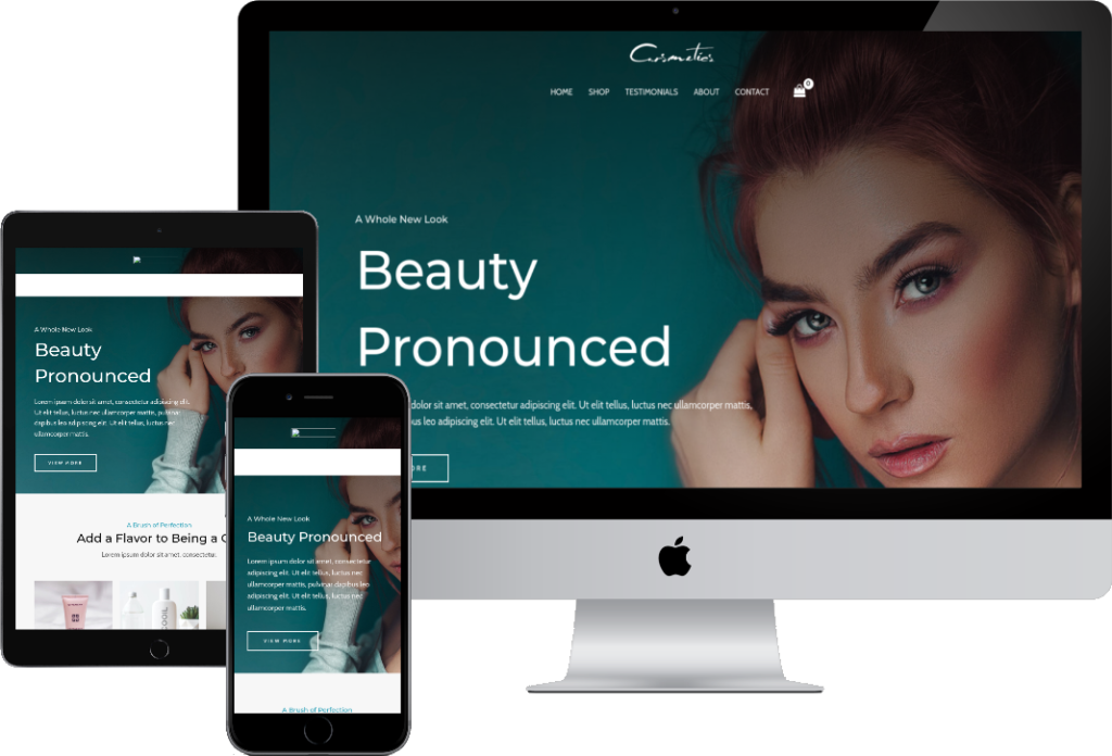 Cosmetics Store Ready-Made Website